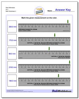 Mark Millimeters All 2 /worksheets/metric-measurement.html Worksheet
