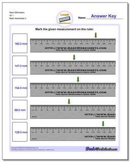 Mark Millimeters All 1 /worksheets/metric-measurement.html Worksheet