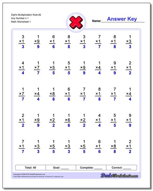 844 Multiplication Worksheets For You To Print Right Now