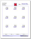 multiplication worksheets multiplication with money