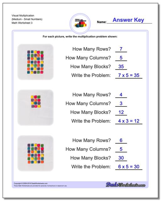 math worksheets multiplication multiplication visual