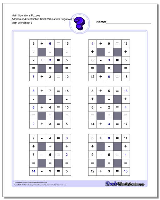 Number Grid Puzzles: Multiplication and Division with Missing Values ...