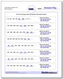 number patterns patterns with large numbers