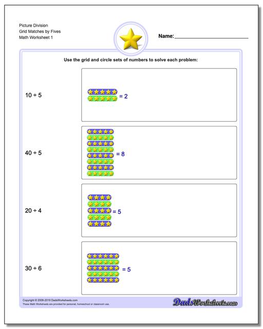 Picture Math Division: Division Picture Math