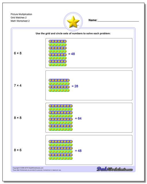 Picture Math Multiplication: Multiplication Picture Math