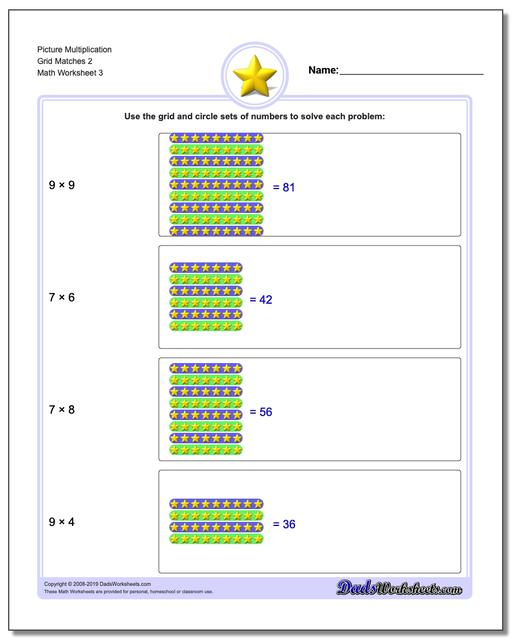 Picture Math Multiplication: Multiplication Picture Math