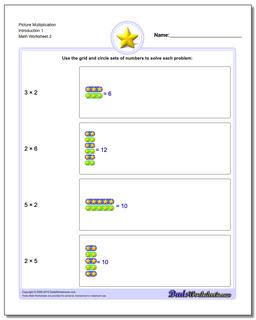 Picture Multiplication Worksheet Introduction 1 /worksheets/picture-math-multiplication.html