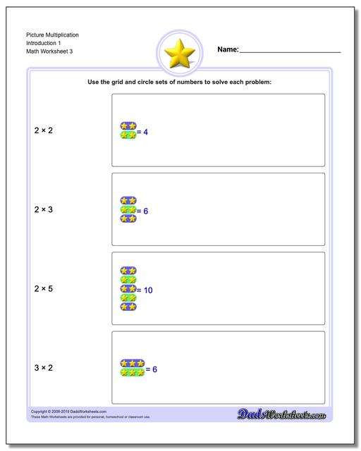 Picture Math Multiplication: Multiplication Picture Math