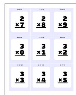Multiplication Worksheet Flashcards 1 /worksheets/printable-flash-cards.html