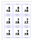 Multiplication Flash Cards