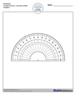 Angles with a Protractor