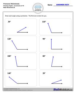 Angles with a Protractor