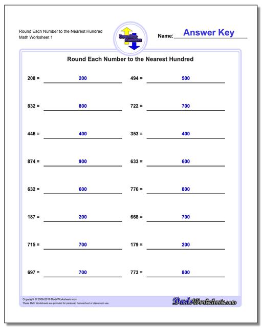 Simple Rounding Numbers