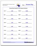 Rounding Numbers: Rounding Worksheets with Carrying