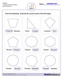 Shapes Worksheets