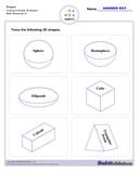 Shapes Worksheets