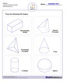 Shapes Worksheets