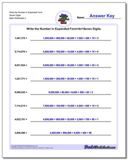 Write the Number in Expanded Form Worksheet Seven Digits /worksheets/standard-expanded-and-word-form.html