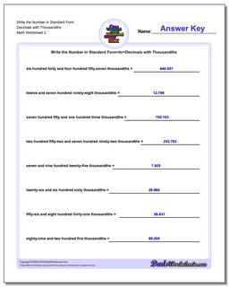 Write the Number in Standard Form Worksheet Decimals with Thousandths /worksheets/standard-expanded-and-word-form.html