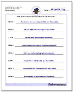 Write the Number in Word Form Worksheet Decimals with Thousandths /worksheets/standard-expanded-and-word-form.html