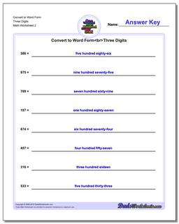Convert to Word Form Worksheet Three Digits /worksheets/standard-expanded-and-word-form.html