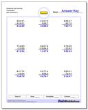 subtraction with decimals