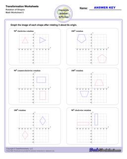 Transformation Worksheets