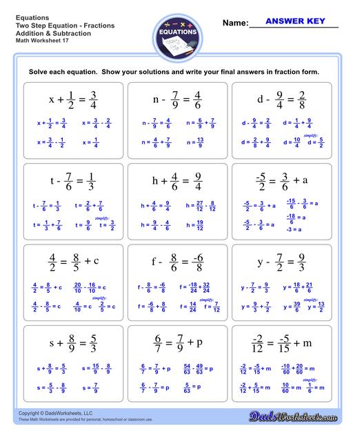 Two Step Equations